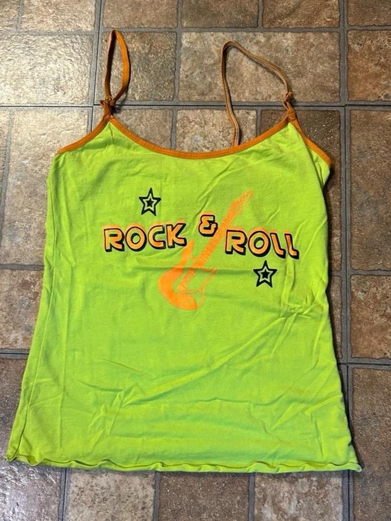 no brand Tops - neon green cami